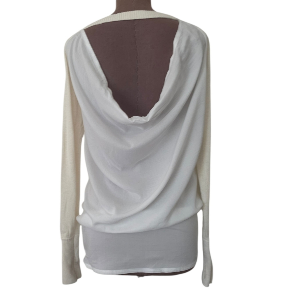 Lululemon Unity PulloverHeathered White /Ivory 4-6 - image 2
